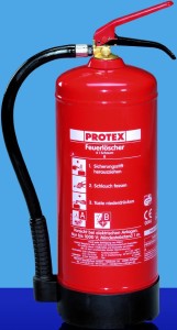 3 6 Liter Feuerlöscher Wasser-Schaum aus dem Haus Protex
