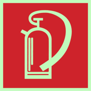Feuerlöscher Symbol - Hinweisschild - Piktogramm